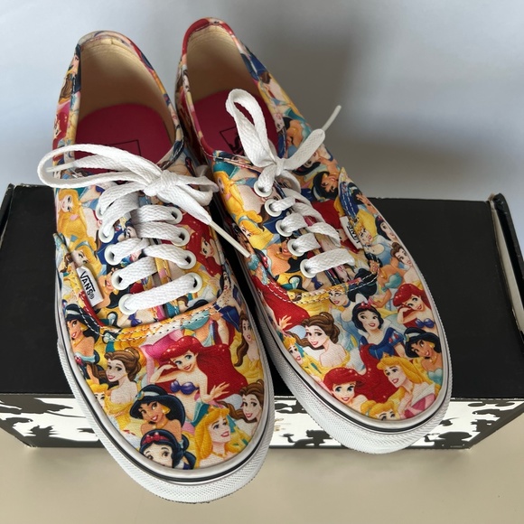 Disney Vans LIMITED EDITION Multi Princess Women's 8 - Picture 6 of 10